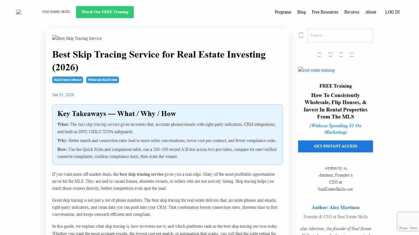 Best Skip Tracing Service 2026: Compare Now